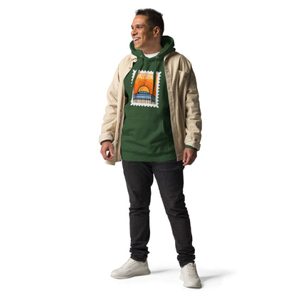 Hoodies: Palestine Stamp hoodie.