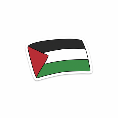 Stickers: Flag of Palestine.